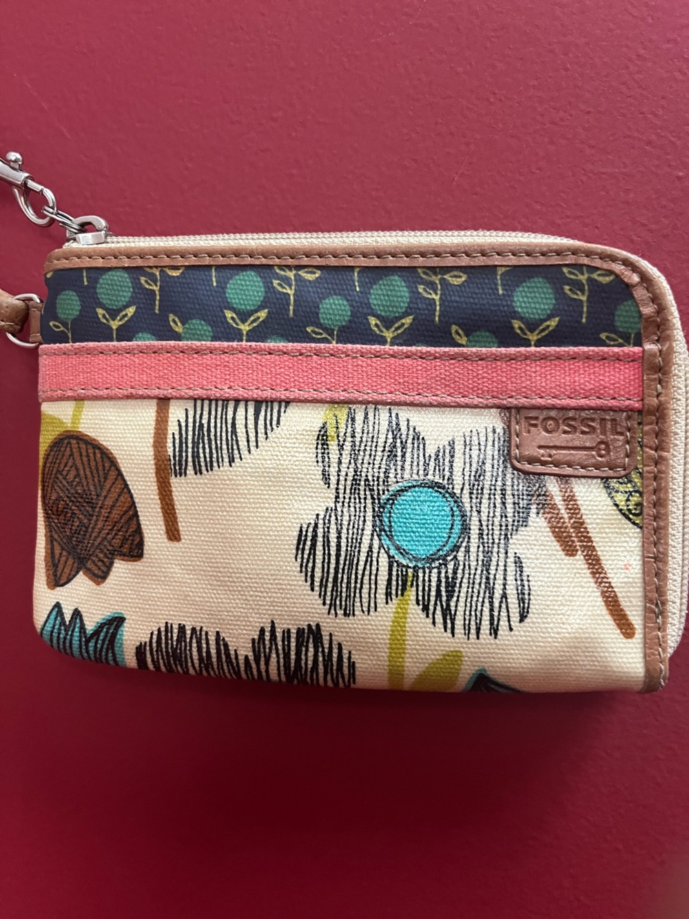 Fossil Key-Per Wallet Wristlet - Picture 3 of 8